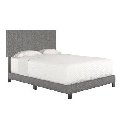 Turn on The Brights Aviana Upholstered Panel Bed, Size: Queen, Gray DVE9_E1BKX94