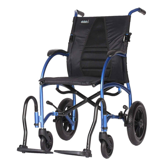 Strongback Mobility- Lightweight- Excursion 12 Wheelchair, Black, 12x22 Rear Wheels NSF3_F4URT35