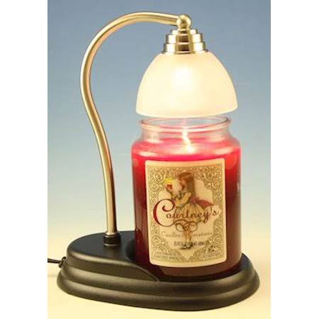 Aurora Pewter Candle Warmer Gift Set - Warmer and Courtneys 26oz Jar Candle - Magnolia UBP4_V2EDJ75