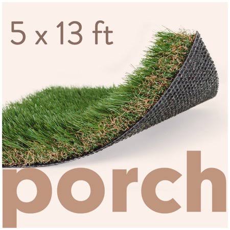 Allgreen Porch 5 x 13 Feet Artificial Grass for Pet Deck Balcony Indoor/Outdoor Area Rug, Size: 60\ x 156\ QXK0_I1ARN62