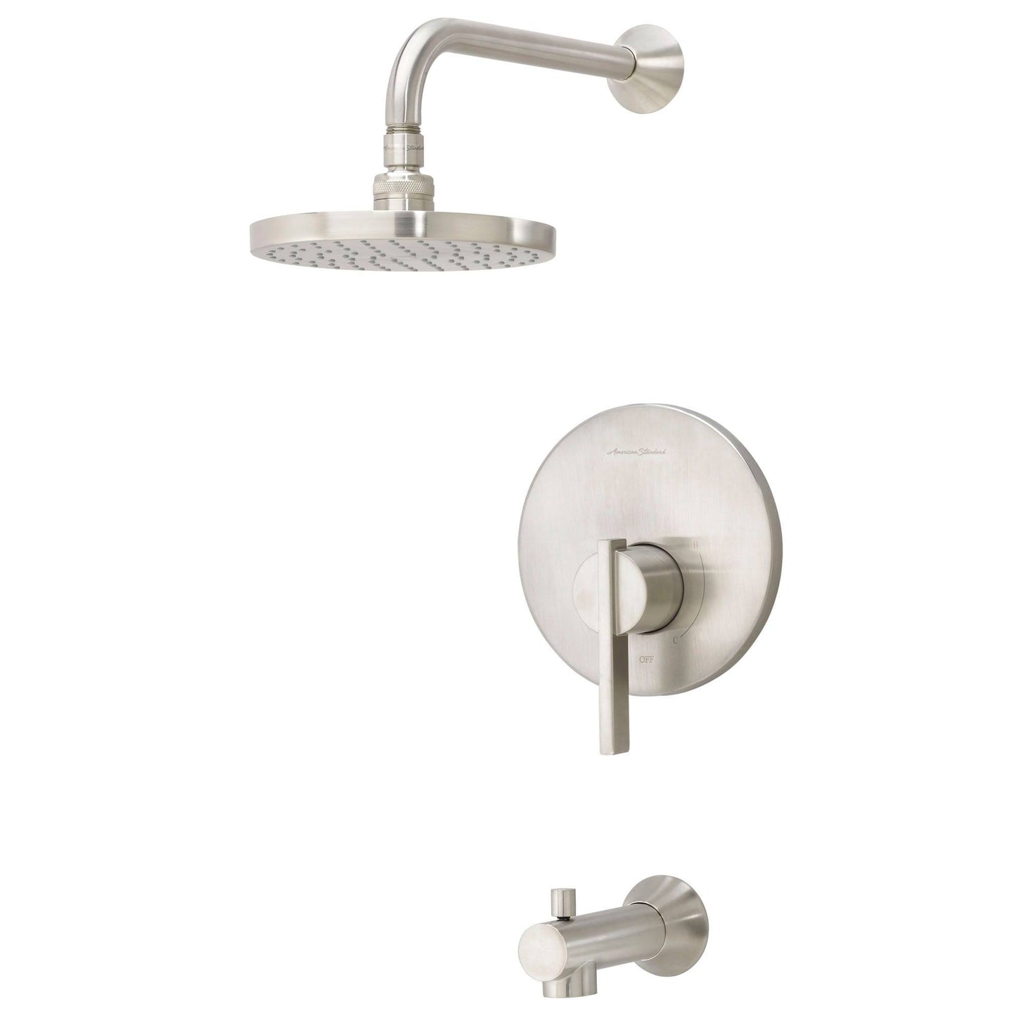 American Standard TU430502.295 Berwick Tub and Shower Trim Kit with Cartridge, Brushed Nickel VWM0_X6IAV86