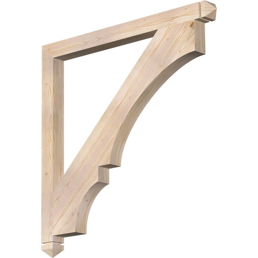 3 1/2x22W x 48x22D x 48x22H Balboa Arts  Crafts Smooth BRACKET, Douglas Fir ECR1_C7ZPV47