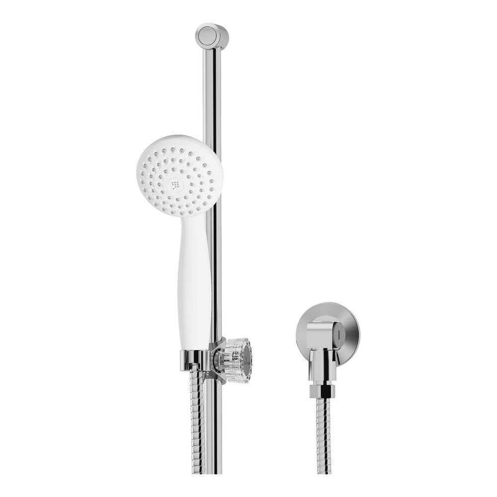 Symmons FSB-1.5 1.5 GPM Single Function Hand Shower with Hose and Slide Bar Polished Chrome DDO8_C6OWV24