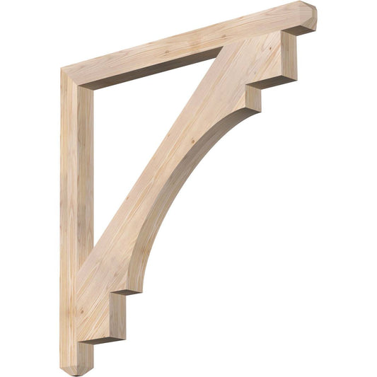 3 1/2x22W x 46x22D x 46x22H Merced Craftsman Smooth BRACKET, Douglas Fir CSO6_G4SRC54