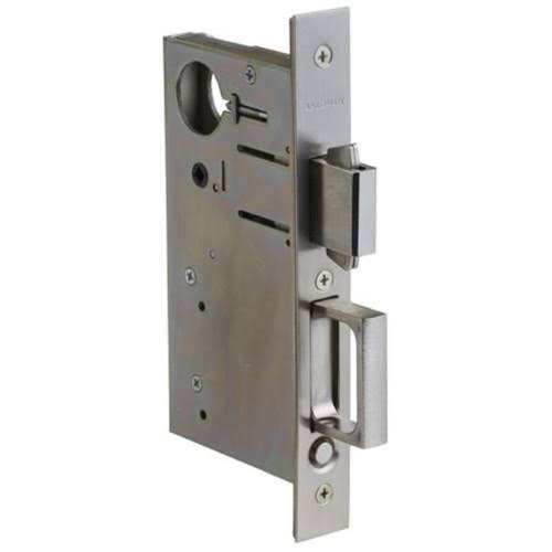 Baldwin 8602 Pocket Door Privacy Mortise Body with 2-3/4x22 Backset and Door Pull Venetian Bronze IZQ2_L8LDA66