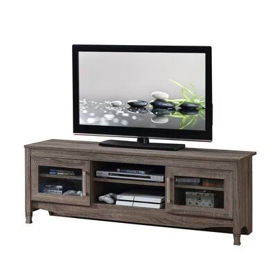 Techni Mobili Grey Driftwood TV Stand Union Rustic MSJ3_T9TEC40