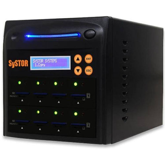 Systor 1 to 7 Multiple SD/MicroSD Drive Memory Card Reader Duplicator / Copier (SD-7) AYI5_W0HKK54