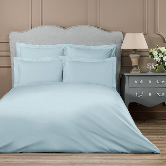 Togas Duvet Cover Royal Cotton Sateen 220 TC Light Blue Color Single Size UMK7_F9TGT26