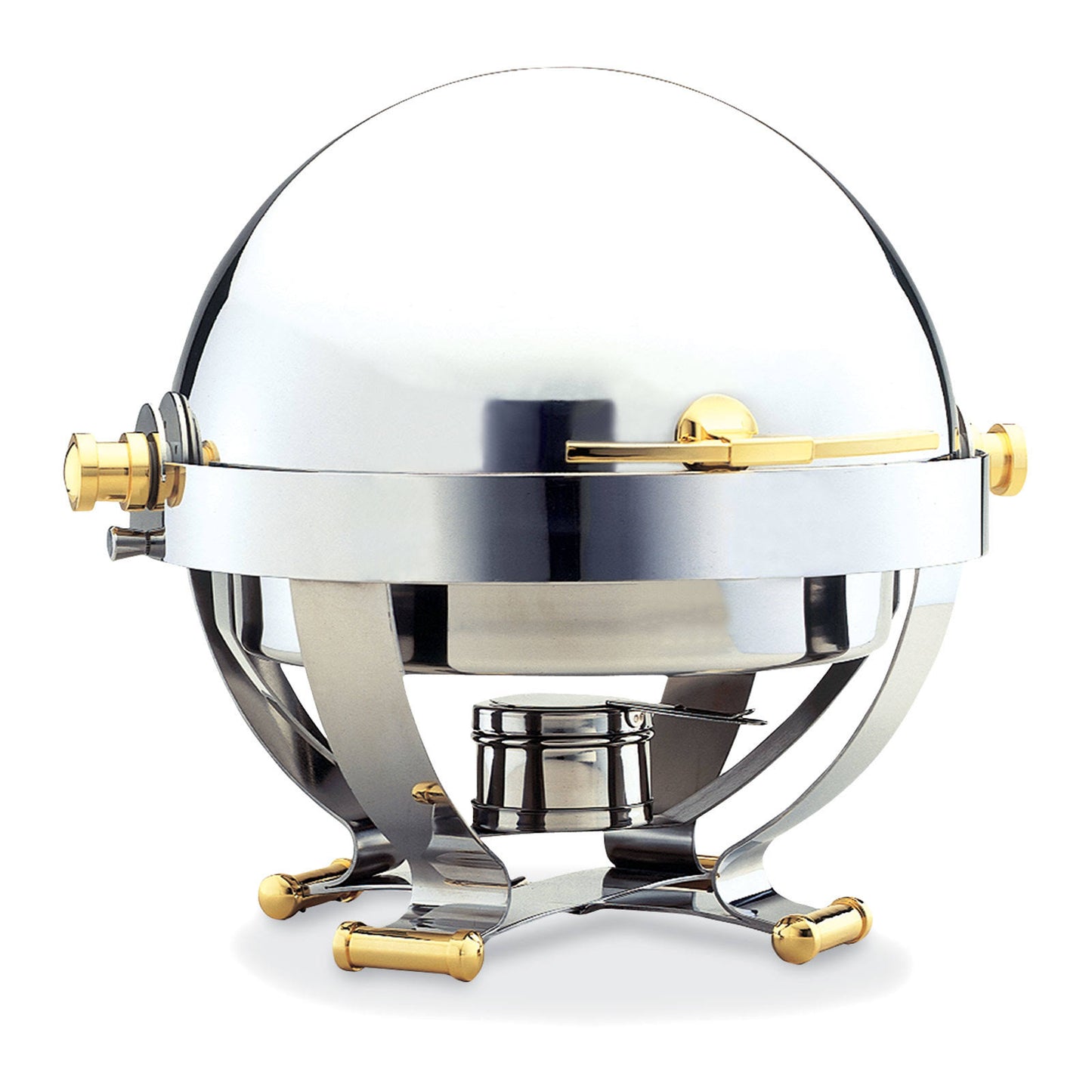 Walco Satellite Round 6-Quart Chafer Gold Feet and Handles 54130G ZPE5_V5KXZ44