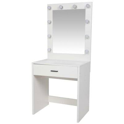 Alyric Makeup Vanity with Mirror Latitude Run LDS9_D9PGC78