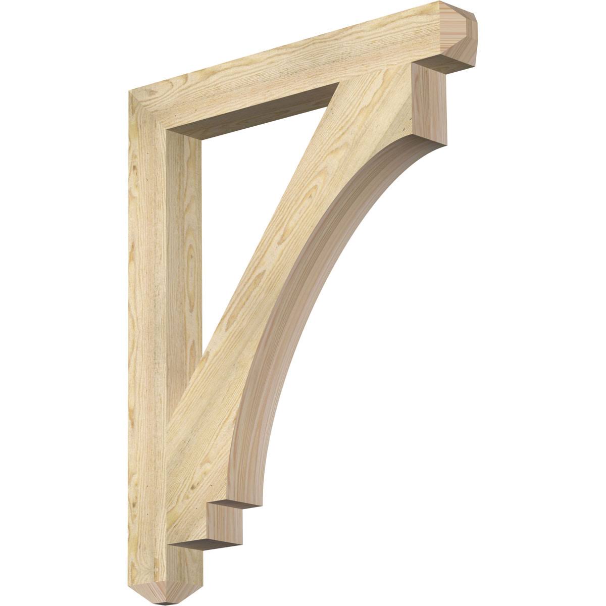 4x22W x 32x22D x 40x22H Imperial Craftsman Rough Sawn BRACKET, Douglas Fir PRQ0_N7DTB88