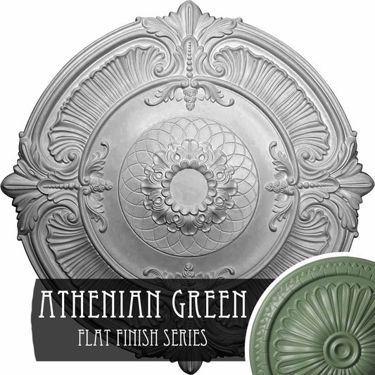 39 1/2x22OD x 2 1/2x22P Attica Ceiling Medallion (Athenian Green) FJS3_J4YTH22