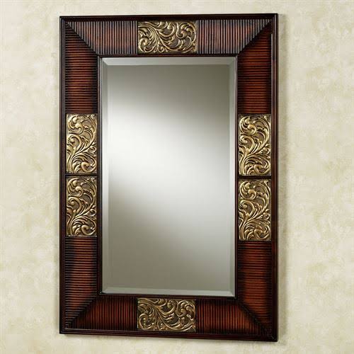 Sarantino Wall Mirror Natural Cherry , Natural Cherry LSS7_A0PQW45