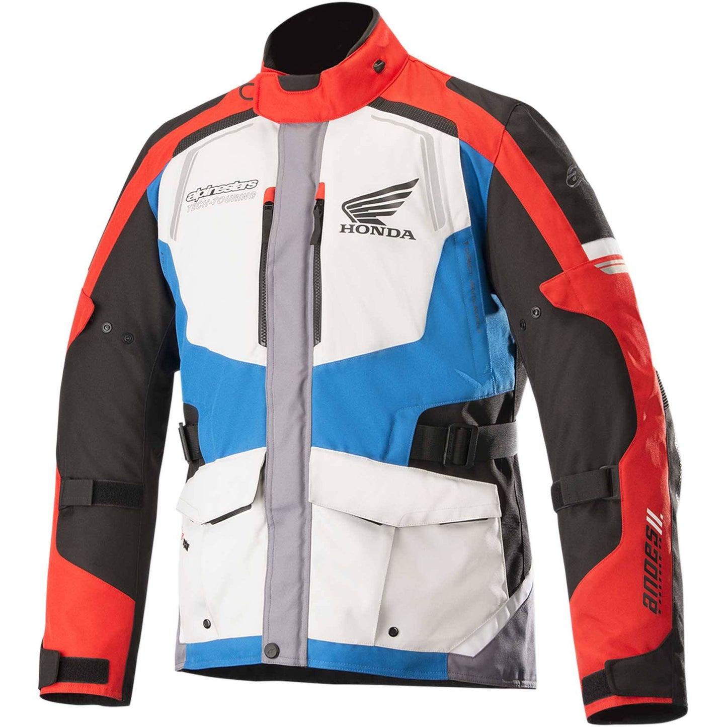 Alpinestars Honda Andes V2 Drystar Jacket Gray Red Blue VBD4_D6OCW96