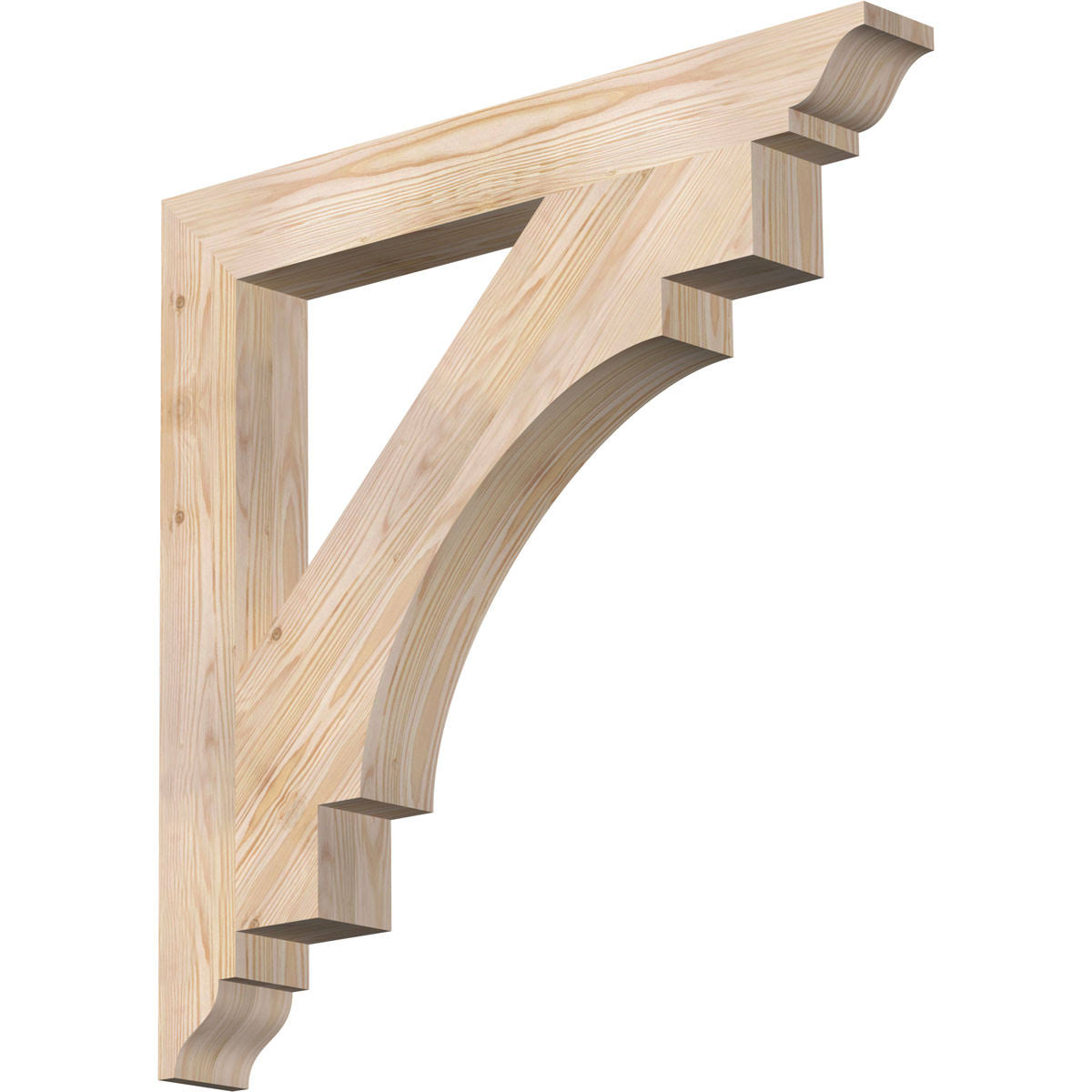 3 1/2x22W x 30x22D x 30x22H Merced Traditional Smooth BRACKET, Douglas Fir QPP8_K8NDR45