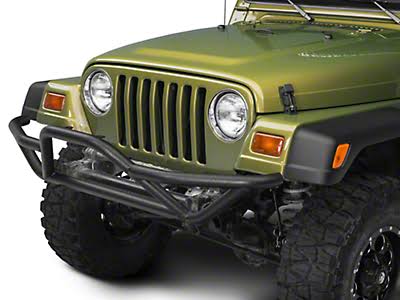 2006 Jeep WranglerUnlimited RedRock 4x4 Rock Crawler Front Grille Guard; Textured Black J100181 VTH9_S4QMR20