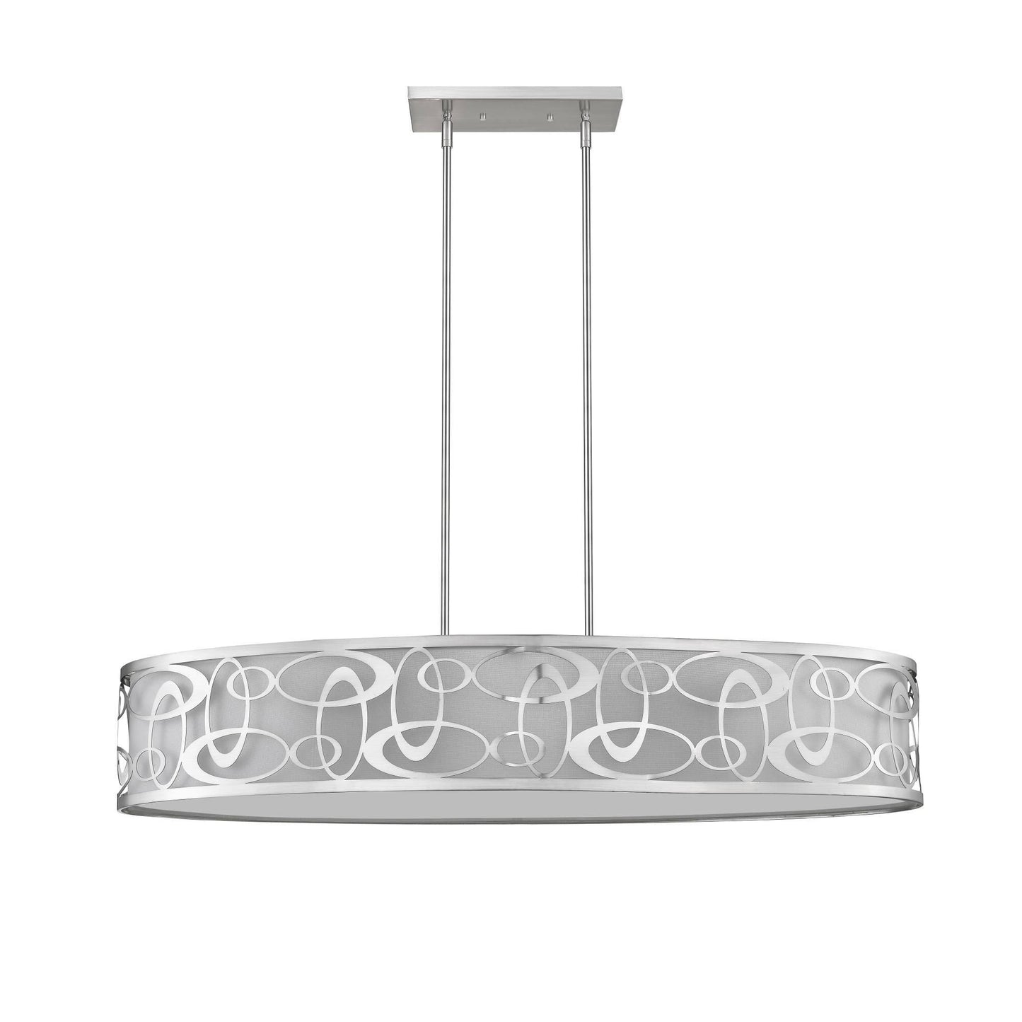 Z-Lite 195-45BN Opal 6 Light Pendant, Brushed Nickel NBA8_P3LMC12