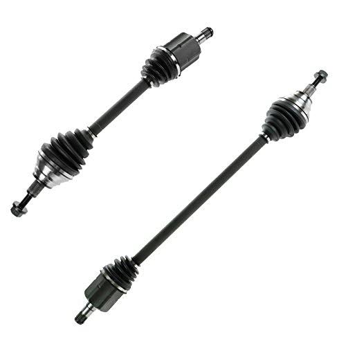 TRQ CSA82483 Front CV Axle Shaft Joint Pair Set of 2 Left  Right for Jetta Rabbit Golf IJU3_B8DDQ96