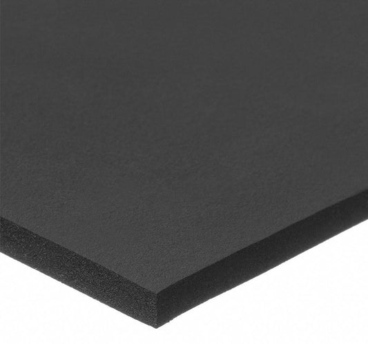 USA Sealing Foam EPDM Strip 120x22L x 2x22W x 1/2x22 Thick, Black LJZ2_A4DWE02