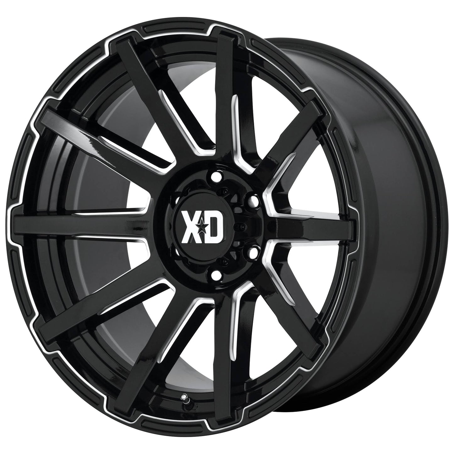 XD Series Milled Gloss Black XD847 Outbreak Wheel XD84729077318 UPA3_B7IGO76