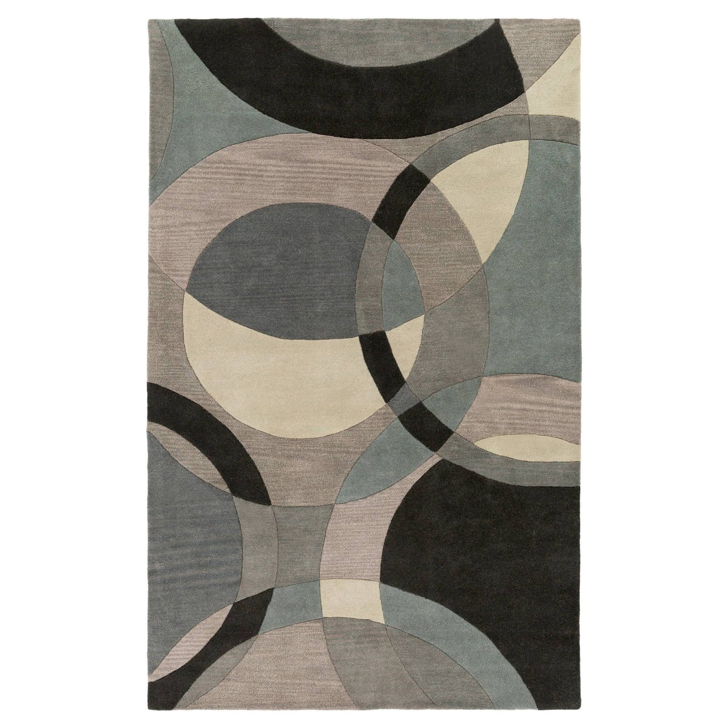 Art of Knot Gavar Taupe Modern 6 x 9 Area Rug NNZ2_K4DJW22