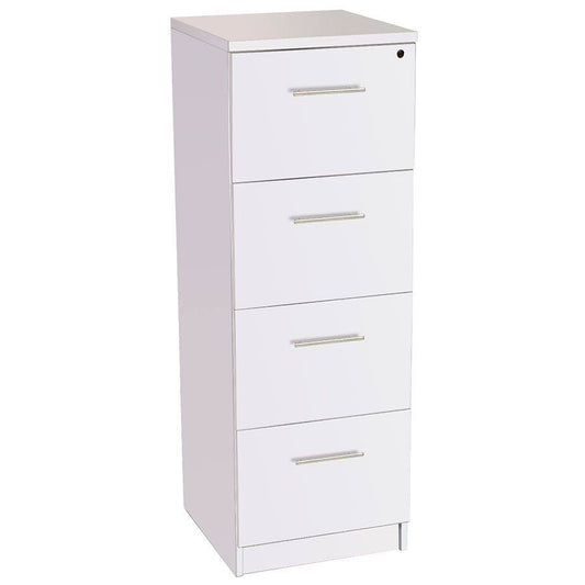 100 Series White 4 Drawer Vertical File Cabinet HAW3_M8ZOG76